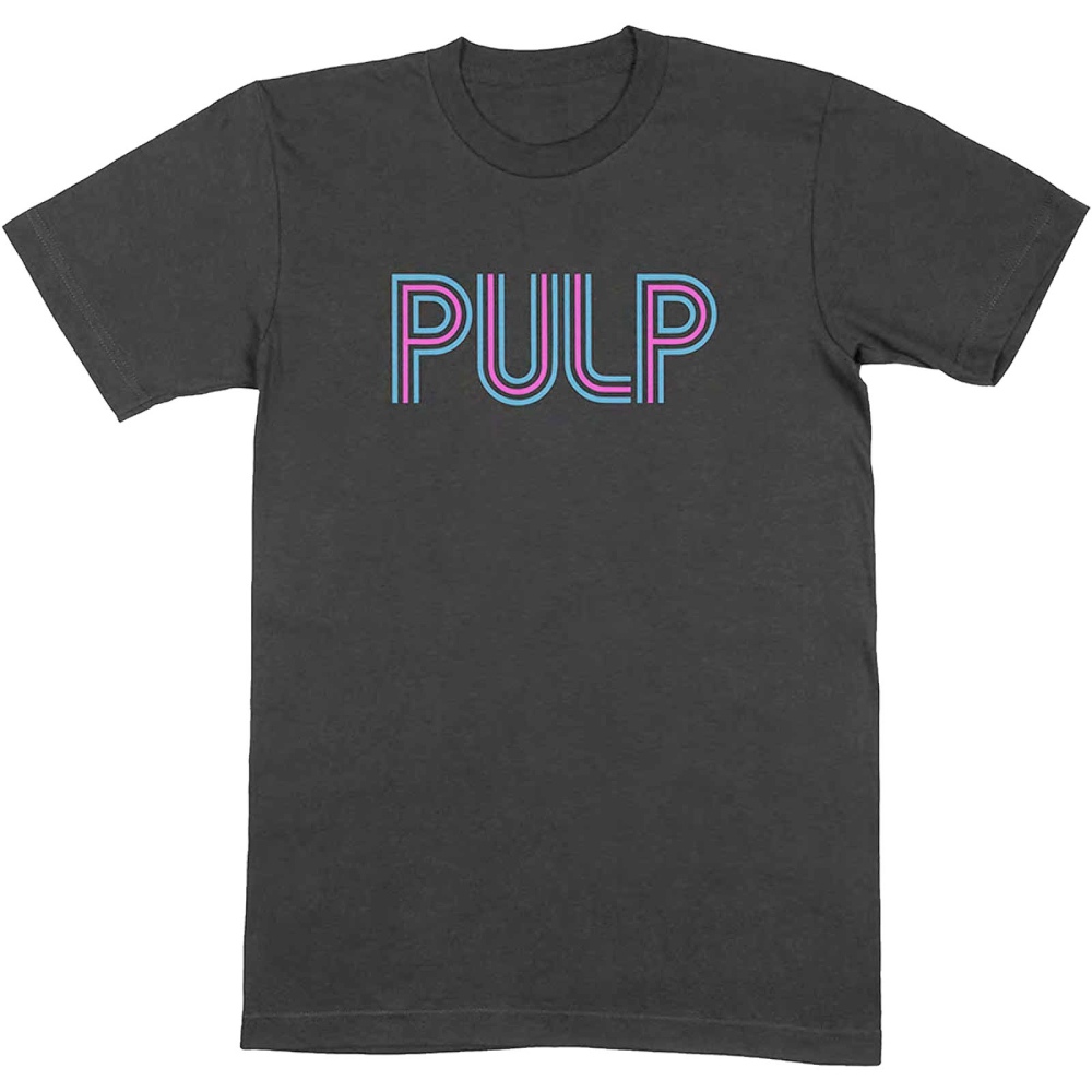 Pulp - Intro Logo Tshirt Homme - Noir